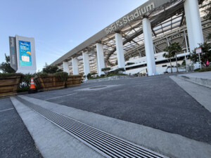KlassicDrain K100 in front of SoFi Stadium