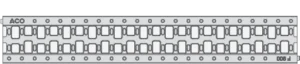 Horizontal grayscale film strip with perforated edges and multiple frames.